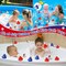 24 Pack 2'' Patriotic Rubber Duck with Cards 4th of July Party Favors Baby Bath Toys